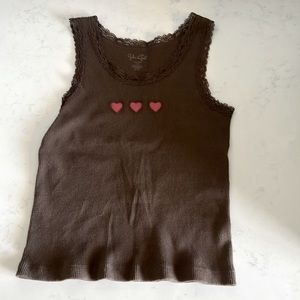 brandy Melville heart top
